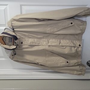 Pacific Trail Outdoor Wear Mens Jacket With Hood.Zipper/Snap Front Size Large.